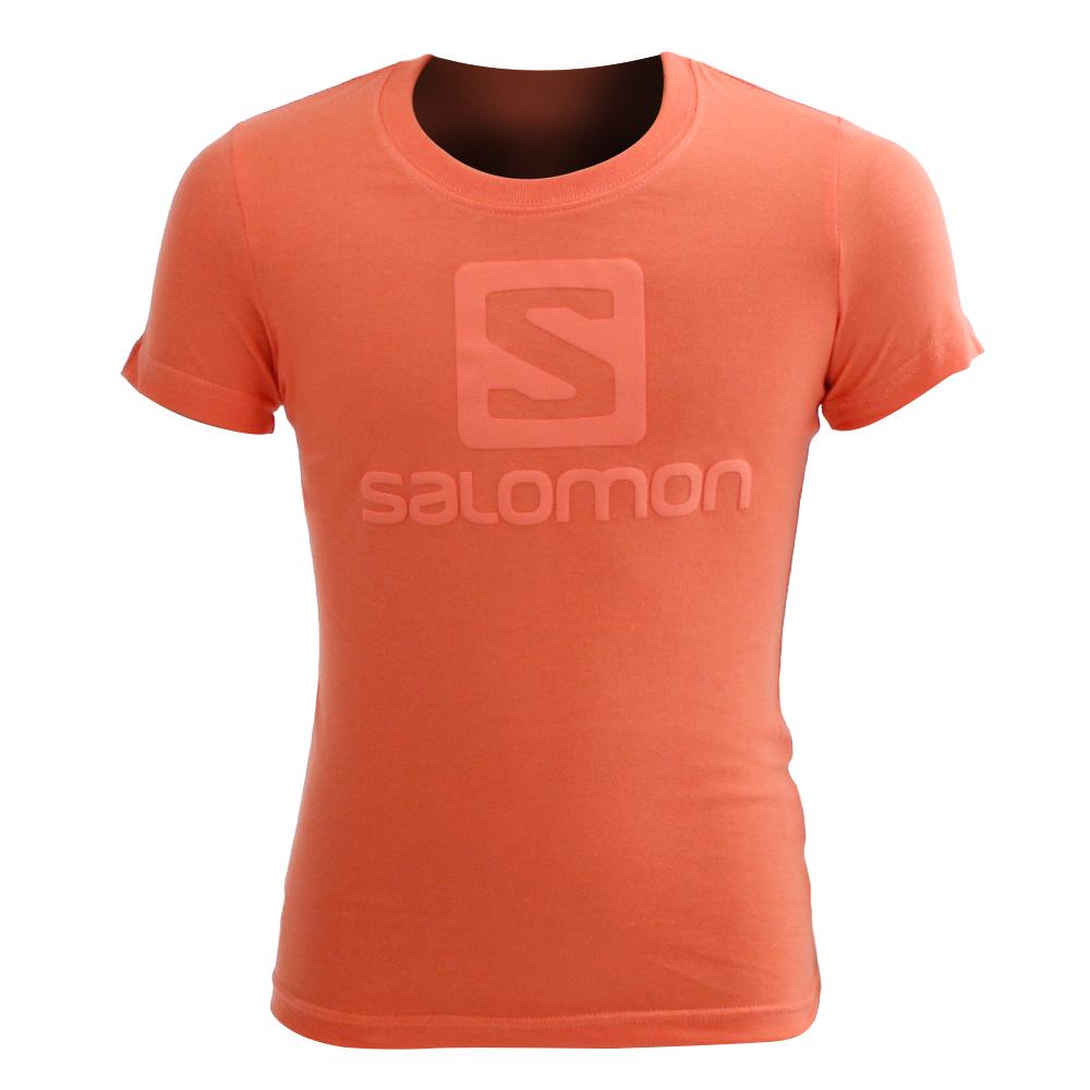 SALOMON WARRIOR SS G Philippines - Kids' Tee Shirt - Coral | 596187-DLM